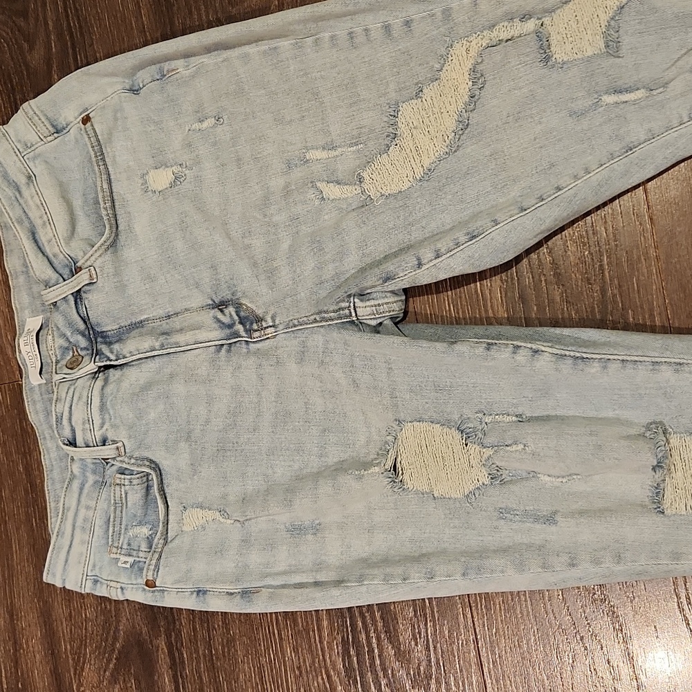 ❤️ JUDY BLUE HIGH RISE TUMMY CONTROL DISTRESSED SKINNY JEANS, 18W (34 WOMAN) - Picture 5 of 10